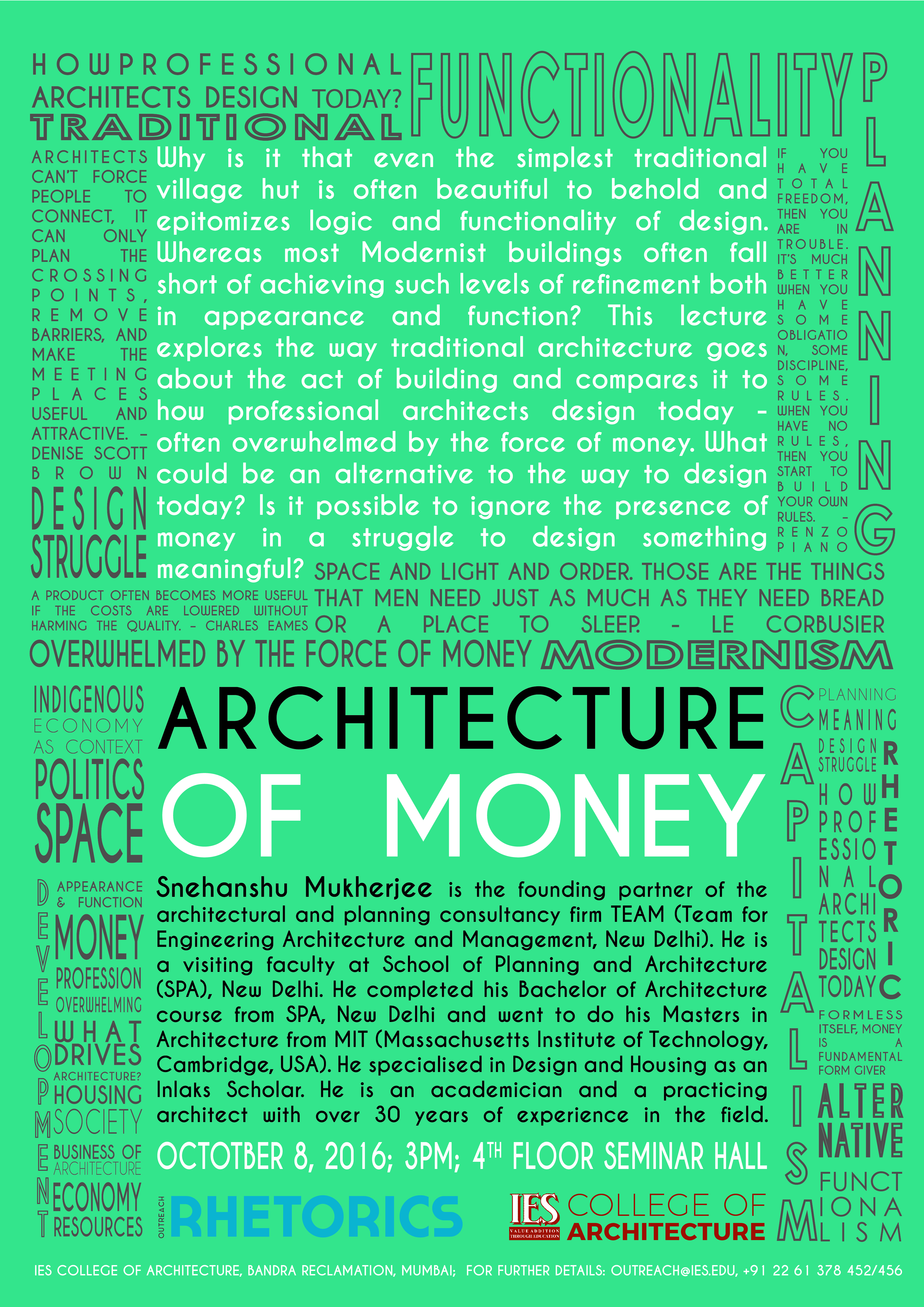 Architecture of Money