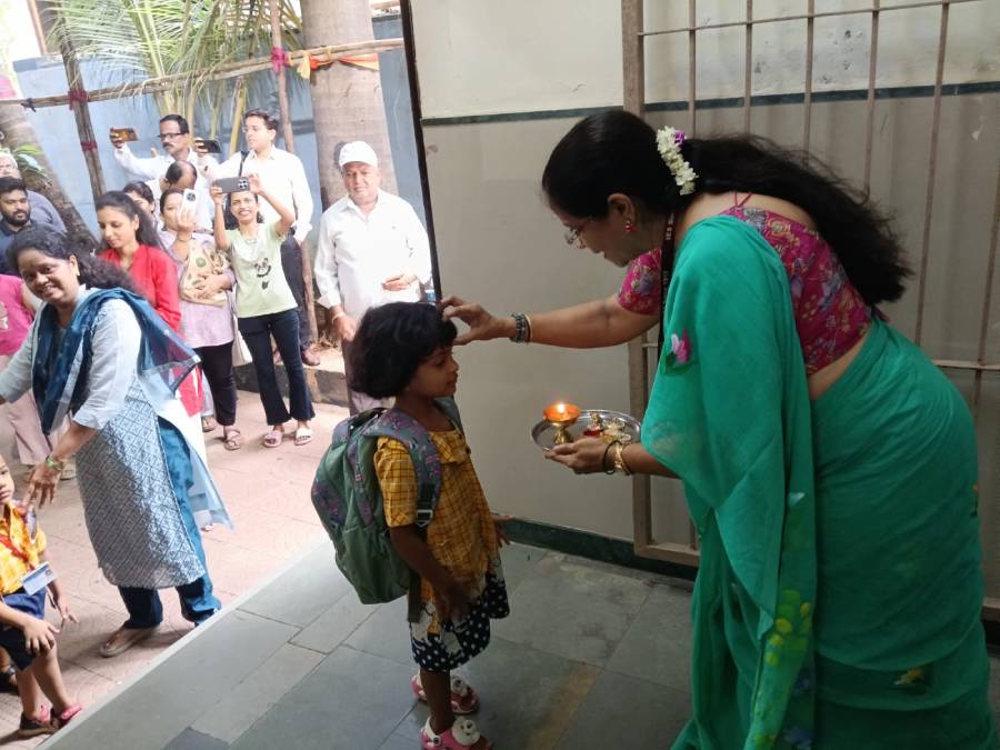 1st Day at IES KG BHANDUP