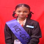 Student Council Blue Vice Captain Miss. Shruti Kendre