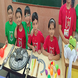 Std III Marathi Activity Exhibition in the class 2025-26