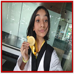 Prachiti Pitale State level Taekwondo Tournament 2025