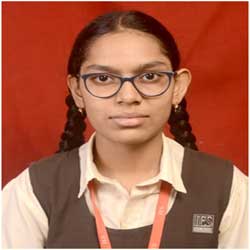 Miss Varpesharvari Rajendra - 1st Rank 